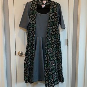 LulaRoe Nicole dress and Joy